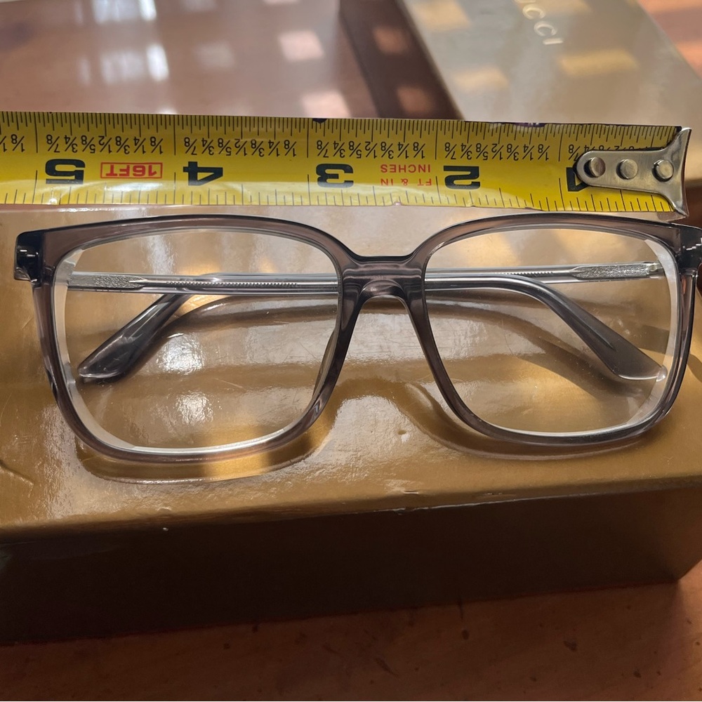 Authentic Gucci Eyeglass Frames | Grey Acetate | - image 3